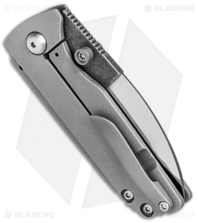 Morrish Made Knives Apollo Custom Frame Lock Knife Ti (3.125" Satin) 5 Morrish Made Knives Apollo Custom Frame Lock Knife Ti (3.125" Satin) - Image 3