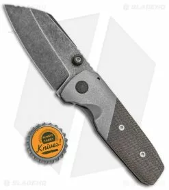 Morrish Made Knives Sputnik Custom Frame Lock Knife Ti/Micarta (3" Acid SW) -Avokelavavat Sales Store Morrish Made Knives Sputnik Custom FL Ti Micarta Acid SW BHQ 77472 jr bottlecap