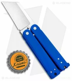 Nathan Dewey Custom Gremlin Mini Balisong Knife Blue G-10 (2" Satin) -Avokelavavat Sales Store Nathan Dewey Custom Gremlin Mini Balisong Butterfly Knife Blue G 10 BHQ 75525 jr bottlecap