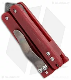 Nathan Dewey Custom Gremlin Mini Balisong Knife Red G-10 (2" Damascus) 8 Nathan Dewey Custom Gremlin Mini Balisong Knife Red G-10 (2" Damascus) -Avokelavavat Sales Store Nathan Dewey Custom Gremlin Mini Balisong Butterfly Knife Red G 10 Damascus BHQ 75526 jr side