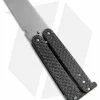 Nathan Dewey Custom Gremlin Mini Balisong Knife Silver LSCF (2" 440C Satin) -Avokelavavat Sales Store Nathan Dewey Custom Gremlin Mini Balisong Silver LSCF Satin BHQ 68013 jr