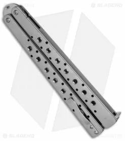 Nathan Dewey Custom Deviant Balisong Butterfly Knife Ti Clip (4.25" Satin) -Avokelavavat Sales Store Nathan Dewey Deviant Bali Butterfly Clip BHQ 31639 jr side