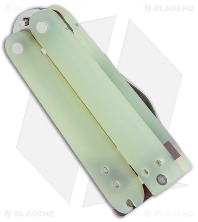 Nathan Dewey Gremlin Mini Balisong Knife Jade G-10 (2" Satin 440C) 4 Nathan Dewey Gremlin Mini Balisong Knife Jade G-10 (2" Satin 440C) - Image 2