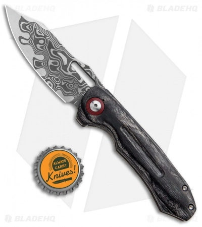 Nova Blades Custom Shocker Frame Lock Knife Carbo Quartz (3.25" XHP Core) 7 Nova Blades Custom Shocker Frame Lock Knife Carbo Quartz (3.25" XHP Core) - Image 5