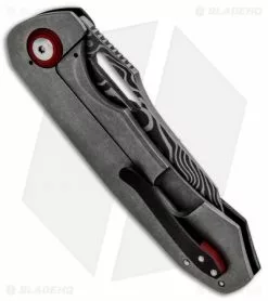 Nova Blades Custom Shocker Frame Lock Knife Carbo Quartz (3.25" XHP Core) 9 Nova Blades Custom Shocker Frame Lock Knife Carbo Quartz (3.25" XHP Core) -Avokelavavat Sales Store Nova Blades Shocker BHQ 92486 jr side