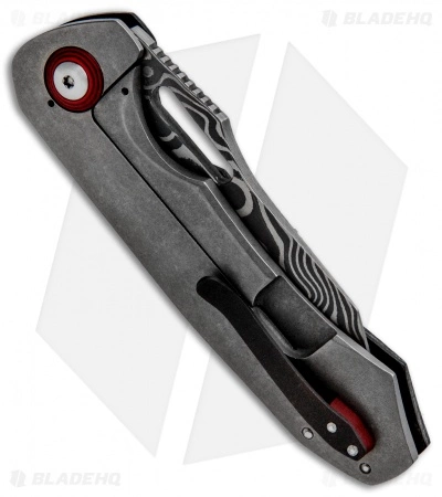 Nova Blades Custom Shocker Frame Lock Knife Carbo Quartz (3.25" XHP Core) 5 Nova Blades Custom Shocker Frame Lock Knife Carbo Quartz (3.25" XHP Core) - Image 3