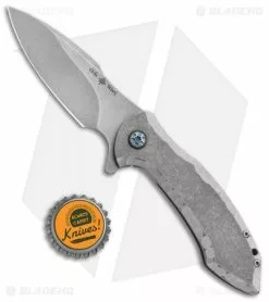 Ochs Worx Custom Terrestrial Flipper Knife Titanium (3.25" Stonewash) -Avokelavavat Sales Store Ochs Worx Custom Terrestrial Ti SW BHQ 88457 jr bottlecap