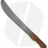 Okapi Bush Machete Fixed Blade Knife African Bolo Wood (16.5" Satin)