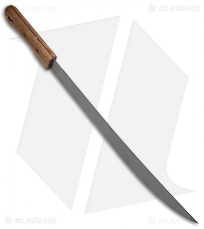 Okapi Bush Machete Fixed Blade Knife African Bolo Wood (16.5" Satin) 4 Okapi Bush Machete Fixed Blade Knife African Bolo Wood (16.5" Satin) - Image 2