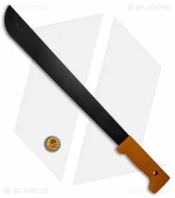 Okapi Slim Profile Machete Fixed Blade Knife Orange Polymer (15.5" Black) -Avokelavavat Sales Store Okapi Machete Orange Polymer Black Slim Profile KO5001 BHQ 52529 jr bottlecap