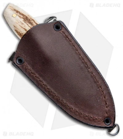 Olamic Cutlery Harpoon Neck Knife Stag (3" Damascus) 5 Olamic Cutlery Harpoon Neck Knife Stag (3" Damascus) - Image 3