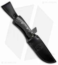 Olamic Cutlery Kovda Fixed Blade Knife Carbon Fiber (5.375" Damascus) 4092 7 Olamic Cutlery Kovda Fixed Blade Knife Carbon Fiber (5.375" Damascus) 4092 -Avokelavavat Sales Store Olamic Cutlery Kovda CF BHQ 50505 jr sheath