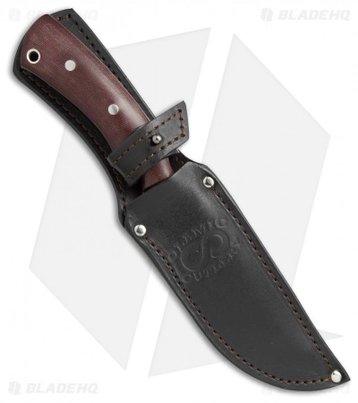 Olamic Cutlery Kovda Fixed Blade Knife Maroon Micarta (5.375" Damascus) #4307 5 Olamic Cutlery Kovda Fixed Blade Knife Maroon Micarta (5.375" Damascus) #4307 - Image 3