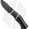 Olamic Cutlery Skinner Fixed Blade Knife Carbon Fiber/G-10 (3.3" Damascus)