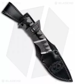 Olamic Cutlery Skinner Fixed Blade Knife Carbon Fiber/G-10 (3.3" Damascus) -Avokelavavat Sales Store Olamic Cutlery Skinner CF G 10 HCVD BHQ 91686 jr sheath
