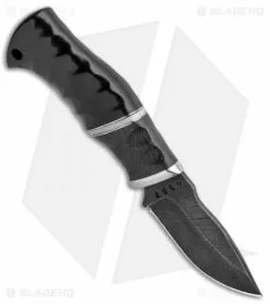 Olamic Cutlery Skinner Fixed Blade Knife Carbon Fiber/G-10 (3.3" Damascus) -Avokelavavat Sales Store Olamic Cutlery Skinner CF G 10 HCVD BHQ 91686 jr spine