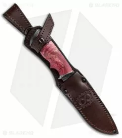 Olamic Cutlery Suna Fixed Blade Knife Carved Birch (5.5" Damascus) 8 Olamic Cutlery Suna Fixed Blade Knife Carved Birch (5.5" Damascus) -Avokelavavat Sales Store Olamic Cutlery Suna Carved Birch Marbled Damascus BHQ 91684 jr sheath