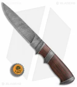 Olamic Cutlery Suna Fixed Blade Knife Ironwood (5.375" Damascus) #4322 -Avokelavavat Sales Store Olamic Cutlery Suna Ironwood damascus 4322 BHQ 71927 er size