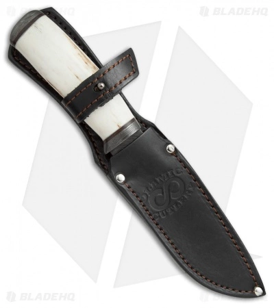 Olamic Cutlery Suna Fixed Blade Knife Stag (5.75" Damascus) #4341 5 Olamic Cutlery Suna Fixed Blade Knife Stag (5.75" Damascus) #4341 - Image 3