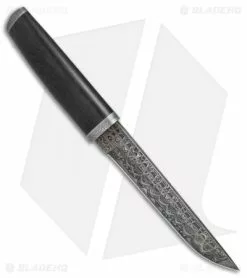 Olamic Cutlery Tanto Fixed Blade Knife Hornwood (6.25" HCVD San Mai) -Avokelavavat Sales Store Olamic Cutlery Tanto Hornwood HCVD San Mai BHQ 77420 er side