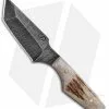 Olamic Cutlery Tanto Neck Knife Stag (3" Damascus) -Avokelavavat Sales Store Olamic Cutlery Tanto Neck Knife Stag Damascus BHQ 101040 jr