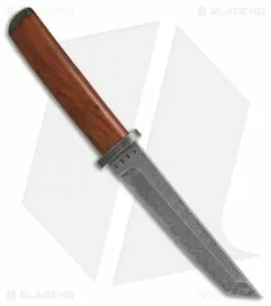 Olamic Cutlery Tanto Fixed Blade Knife Ironwood (6.25" San Mai) #4259 -Avokelavavat Sales Store Olamic Cutlery Tanto ironwood sanmai 4259 BHQ 71909 er side