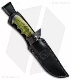 Olamic Cutlery Voykar HT Fixed Blade Knife Carved Birch (5.75" Damascus) -Avokelavavat Sales Store Olamic Cutlery Voykar HT Carved Birch Damascus BHQ 91683 jr sheath