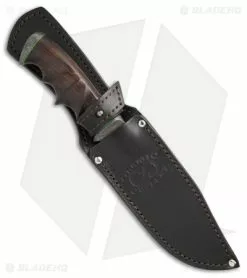 Olamic Cutlery Olamic Voykar HT Fixed Blade Knife Ironwood W/ Green Spacers (5.875" Damascus) -Avokelavavat Sales Store Olamic Cutlery Voykar HT ironwood green spacers damascus BHQ 71901 er sheath