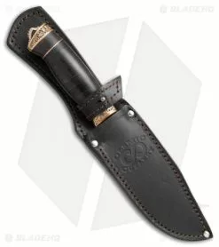 Olamic Cutlery Olamic Voykar HT Fixed Blade Knife Stacked Leather/Bronze (6" Marbled Damascus) -Avokelavavat Sales Store Olamic Cutlery Voykar HT stacked leather bronze marbled damascus BHQ 71916 er sheath