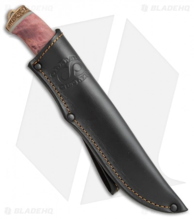 Olamic Cutlery Olamic Voykar HT4 Fixed Blade Knife Karelian Birch (6" HCVD Damascus) 5 Olamic Cutlery Olamic Voykar HT4 Fixed Blade Knife Karelian Birch (6" HCVD Damascus) - Image 3