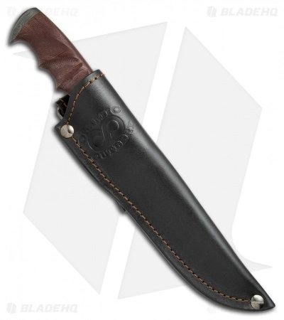 Olamic Cutlery Voykar Scout Fixed Blade Knife Maroon Micarta (6" Damascus) #4305 5 Olamic Cutlery Voykar Scout Fixed Blade Knife Maroon Micarta (6" Damascus) #4305 - Image 3