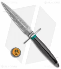 Old Pine Forge Keith Bagley Custom Damascus Dagger Fixed Blade Blackwood -Avokelavavat Sales Store Old Pine Forge Keith Bagley Custom Damascus Dagger Blackwood BHQ 99357 jr bottlecap