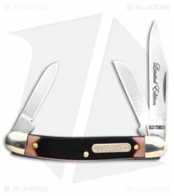 Schrade Old Timer Old Timer 3pc Folder Knife Set Saw Cut Handles Limited Ed W/Gift Tin (Satin) -Avokelavavat Sales Store Old timer 3pc folder tin saw cut handles BHQ 123468 td 2