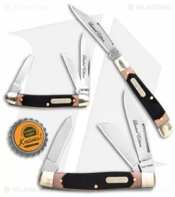 Schrade Old Timer Old Timer 3pc Folder Knife Set Saw Cut Handles Limited Ed W/Gift Tin (Satin) -Avokelavavat Sales Store Old timer 3pc folder tin saw cut handles BHQ 123468 td size