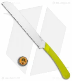 TOPS Knives Ontario Chromatics 7.8" Bread Kitchen Knife Yellow Molded Plastic 3520 -Avokelavavat Sales Store Ontario Chromatics 7.8in Bread Kitchen Knife Yellow Modled Plastic 3520 BHQ 99459 jr bottlecap