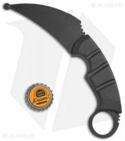 Ontario Knife Company Ontario EOD Kerambit Trainer Fixed Blade Knife (3.75" Black) 9466T -Avokelavavat Sales Store Ontario EOD Kerambit Trainer Black 9466T BHQ 52291 jr bottlecap