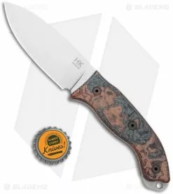 Ontario Knife Company Ontario Hiking Knife Fixed Blade Micarta W/ Leather Sheath (3.75" Satin) -Avokelavavat Sales Store Ontario Hiking Knife Fixed Blade Micarta Leather Sheath Satin BHQ 123677 jr bottlecap