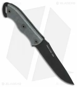Ontario Knife Company Ontario Knives Ranger TFI Knife Fixed Blade Micarta (5.25" Black) 8678 OKC -Avokelavavat Sales Store Ontario Knives OKC Ranger TFI BLK Micarta Plain 8678 BHQ 75455 jr spine