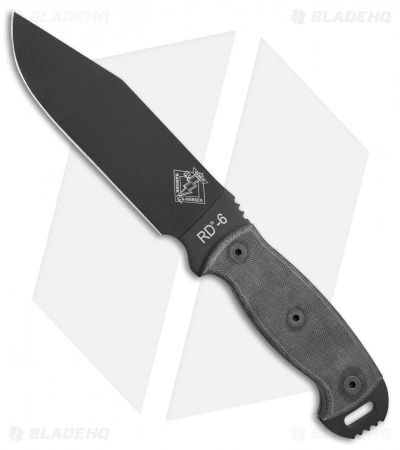 Ontario Knife Company Ontario OKC Ranger RD-6 Fixed Blade Knife Black Micarta (6.6" Black) 8675 3 Ontario Knife Company Ontario OKC Ranger RD-6 Fixed Blade Knife Black Micarta (6.6" Black) 8675