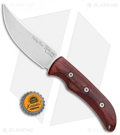 Ontario Knife Company Ontario OKC Robeson Heirloom Trailing Point Fixed Blade Knife (4.2" Satin) 8699 6 Ontario Knife Company Ontario OKC Robeson Heirloom Trailing Point Fixed Blade Knife (4.2" Satin) 8699 - Image 4