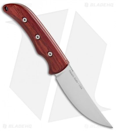 Ontario Knife Company Ontario OKC Robeson Heirloom Trailing Point Fixed Blade Knife (4.2" Satin) 8699 4 Ontario Knife Company Ontario OKC Robeson Heirloom Trailing Point Fixed Blade Knife (4.2" Satin) 8699 - Image 2
