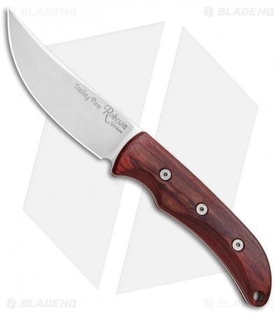 Ontario Knife Company Ontario OKC Robeson Heirloom Trailing Point Fixed Blade Knife (4.2" Satin) 8699 3 Ontario Knife Company Ontario OKC Robeson Heirloom Trailing Point Fixed Blade Knife (4.2" Satin) 8699