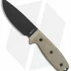 Ontario Knife Company Ontario OKC RAT-3 Fixed Blade Knife Tan Micarta (3.6" Black) 8665 -Avokelavavat Sales Store Ontario RAT 3 black sheath black plain BHQ 75456 er