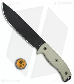 Ontario Knife Company Ontario RAT-7 Fixed Blade Knife Micarta W/ Nylon Sheath (7" Black) 8668 -Avokelavavat Sales Store Ontario RAT 7 1095 Black 8668 BHQ 75461 jr bottlecap