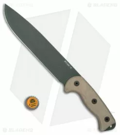 Ontario Knife Company Ontario RTAK-II Knife Fixed Blade Knife Natural Micarta (10.5" Green) OKC 8669 -Avokelavavat Sales Store Ontario RTAK II Micarta Green 8669 BHQ 75462 jr bottlecap 2