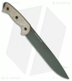 Ontario Knife Company Ontario RTAK-II Knife Fixed Blade Knife Natural Micarta (10.5" Green) OKC 8669 -Avokelavavat Sales Store Ontario RTAK II Micarta Green 8669 BHQ 75462 jr spine