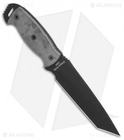 Ontario Knife Company Ontario Ranger RD Tanto Fixed Blade Knife Black Micarta (6.8" Black) 8677 4 Ontario Knife Company Ontario Ranger RD Tanto Fixed Blade Knife Black Micarta (6.8" Black) 8677 - Image 2