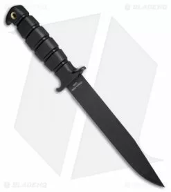 Ontario Knife Company Ontario SPEC PLUS SP6 Fighter Knife Fixed Blade W/ Nylon Sheath (8" Black) 8682 -Avokelavavat Sales Store Ontario SPEC PLUS SP6 Fighter Black 8682 BHQ 75475 jr spine