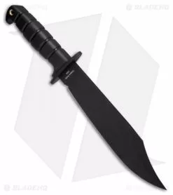 Ontario Knife Company Ontario SPEC PLUS SP10 Marine Raider Bowie Knife (9.75" Black) 8684 -Avokelavavat Sales Store Ontario SPEC PLUS Sp10 Marine RAider Bowie Black 8684 BHQ 75485 jr spine