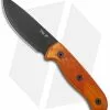 Ontario Knife Company Ontario TAK 2 Fixed Blade Knife Hardwood W/ Leather Sheath (4.4" Black) -Avokelavavat Sales Store Ontario TAK 2 Fixed Blade Hardwood Leather Sheath Black BHQ 123709 jr